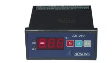 文山奥控温控器AK223单冷化霜冷库控制器